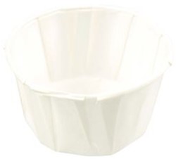 Sauscup 100 ml papier wit F400 4oz