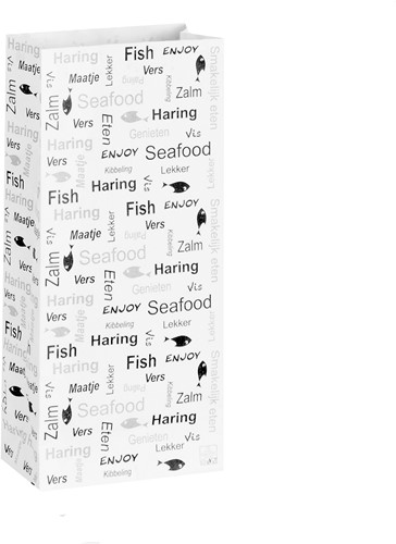 Vis Kibbelingzak gevoerd 1/2 pond 105x60x230mm Enjoy Fish
