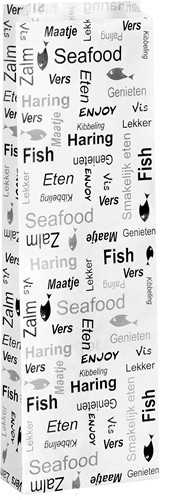 Vis inpakzak polykraft 14+(2x3)x49cm 10kg Enjoy Fish