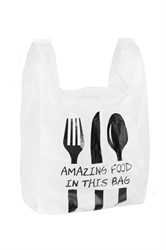 Hemddraagtas Amazing Food 27/6x48cm