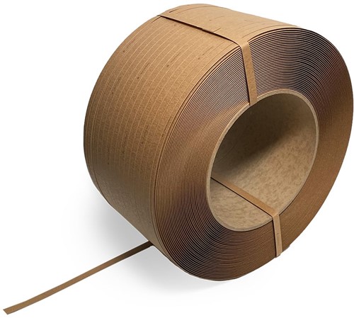 Strappingband papier 12mm / 2000m / kern 200 bruin #