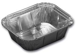 Aluminium bak 141x116x41 mm Opstaande Rand 450cc
