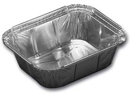Aluminium bak 141x116x41 mm Opstaande Rand 450cc