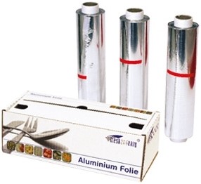 Aluminium rol 45cm / 150mtr 14my cutterbox