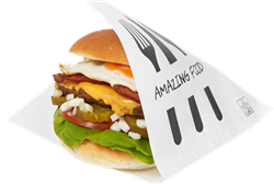 Snackzak Amazing Food Hamburgerzak 15x15cm