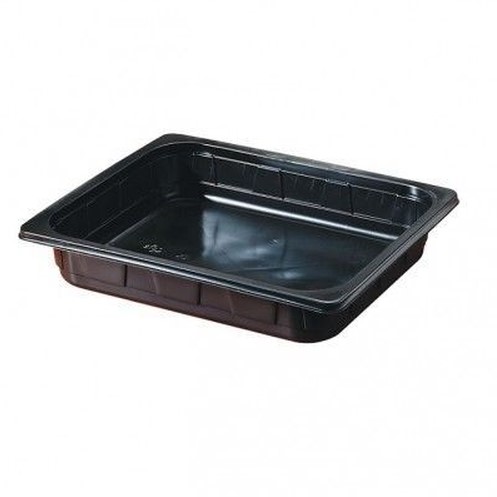 Bak pp thm 1/2 gastro 325x265x60mm zwart 4000cc