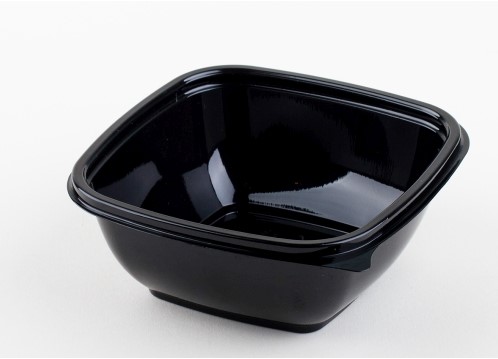 Bak 12,5x12,5x5cm zwart 375ml - 95012