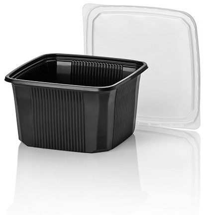 Bak pp 500cc vierkant zwart 114Q/64
