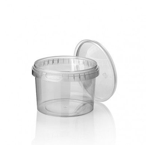 Bak pp spuitgiet 118 rond 565ml+deksel TE - ø115