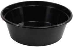 Sauscups 100/050 rond pp 50cc 70,3mm zwart