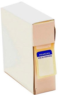 Daglabel etiket Maandag 