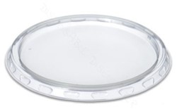 Deksel pet 100/d rond 70,3 mm helder