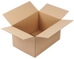 Doos 305x220x250mm enkelgolf G-label