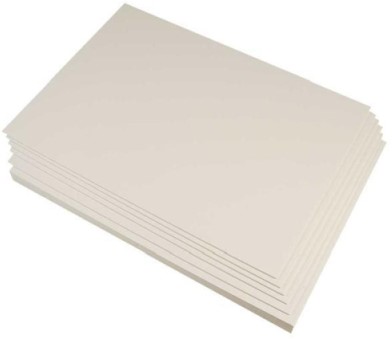 Etalagekarton 320 gram wit 21x29 cm