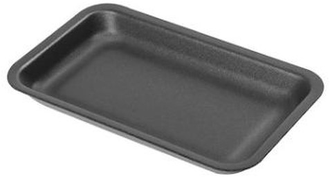 Foodtray zwart 72-19 225x105x21mm