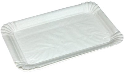 Gevoerd schaaltje 7x13 cm wit