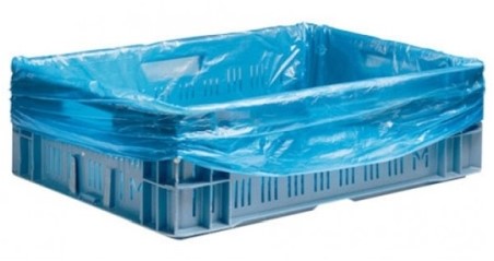 Hdpe kratzak 60/20x80cm blauw 20my