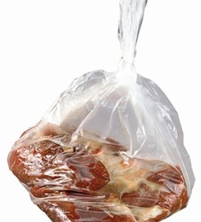 Hdpe zak 40x60cm 20my G-label transparant.