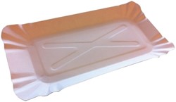 Kartonnen schaaltje 14x25cm ongevoerd
