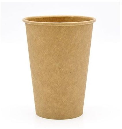 Koffiebeker karton 180 ml 7oz bruin Ø72mm