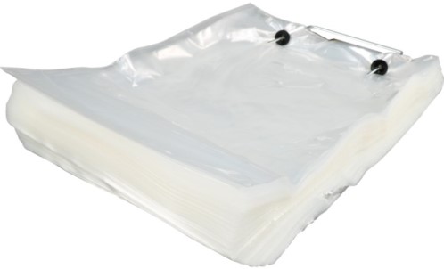 Ldpe beugelzak 26x44/4+4cm 22my