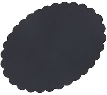 Meatsaver ovaal 145x122mm zwart