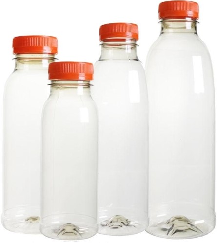 PET fles 330ml recht met dop