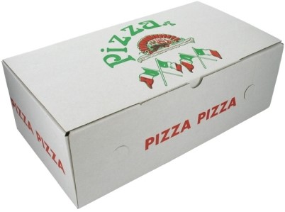 Pizzadoos Calzone Itiaanse vlag 30x16x10 cm #