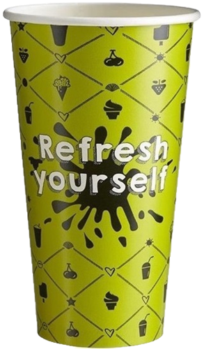 Milkshake beker 500ml/20oz Refresh groen (overdoos 1000)