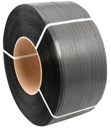 Strappingband pp 12mm/3000m 55my / kern 200 zwart