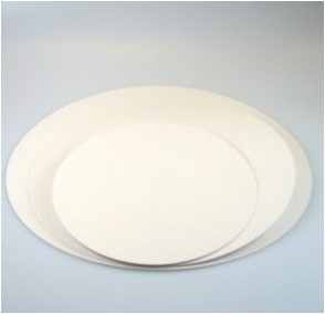 Taartkarton rond 22cm wit