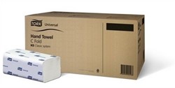 Tork Universal Handtowel C fold @4608st - 120181 H3