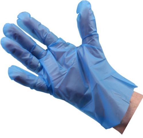 Handschoen TPE comfort blauw XL #