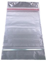Vleeswarenzak IPP 18x26+2x4 met plakstrip 30my